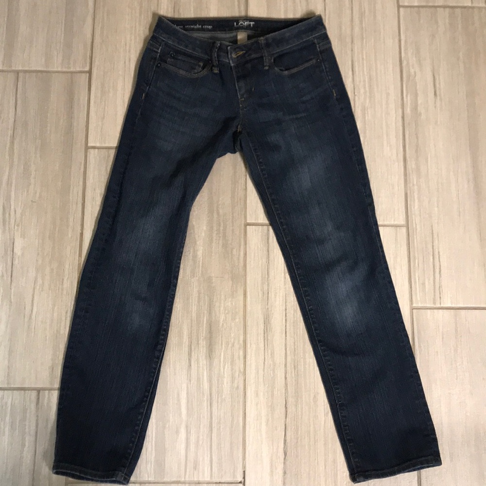 Loft crop jeans